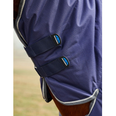 Weatherbeeta ComFiTec Tyro Turnout 220 g Combo-Decke für Pferde Marine / Anthrazit Marineblau