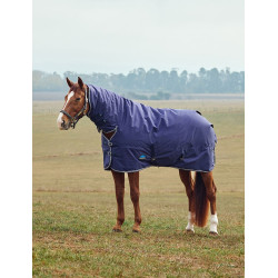 Weatherbeeta ComFiTec Tyro Turnout 50 g Kombi-Decke mit Halsteil Marine / Anthrazit