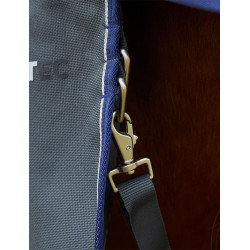 Weatherbeeta ComFiTec Ultra Turnout 220 g Decke mit abnehmbarem Halsteil Holzkohle Grau