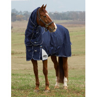 Weatherbeeta ComFiTec Ultra Turnout 220 g Decke mit abnehmbarem Halsteil Holzkohle Grau