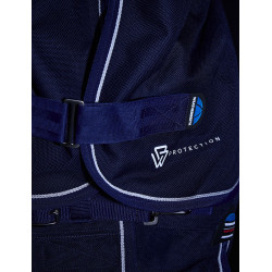 Weatherbeeta ComFiTec Ultra Turnout 220 g Decke mit abnehmbarem Halsteil Marine Marineblau