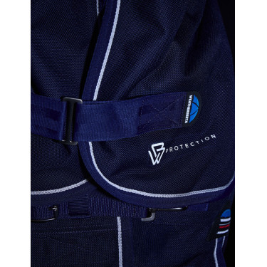 Weatherbeeta ComFiTec Ultra Turnout 220 g Decke mit abnehmbarem Halsteil Marine Marineblau