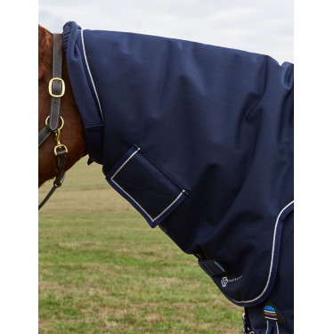 Weatherbeeta ComFiTec Ultra Turnout 220 g Decke mit abnehmbarem Halsteil Marine Marineblau