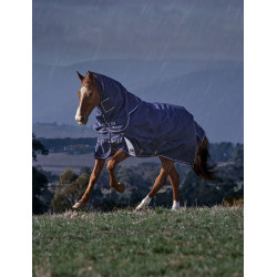 Weatherbeeta ComFiTec Ultra Turnout 220 g Decke mit abnehmbarem Halsteil Marine Marineblau