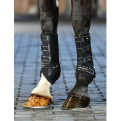 Dressurgamaschen WeatherBeeta Hartschale Tough-Tec Schwarz