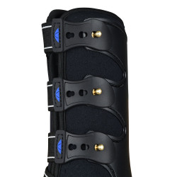 Dressurgamaschen WeatherBeeta Hartschale Tough-Tec Schwarz