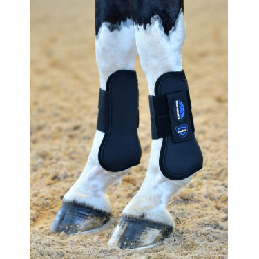 Weatherbeeta Tough-Tec Prime Open Gamaschen Schwarz / schwarz