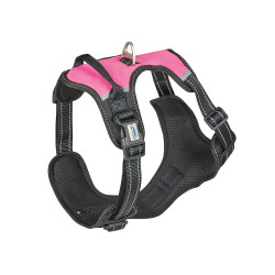 WeatherBeeta Anti-Zug-Geschirr für Hunde, verstellbar Schwarz / Rosa