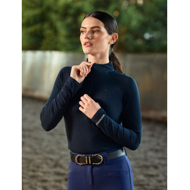 Damen-Langarm-Performance-Top aus Bambus von WeatherBeeta Marine Marineblau Damen-Langarm-Performance-Top aus Bambus von WeatherBeeta Marine Marineblau