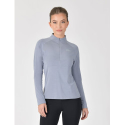 Damen-Langarm-Performance-Top aus Bambus von WeatherBeeta Blaustein Damen-Langarm-Performance-Top aus Bambus von WeatherBeeta Blaustein