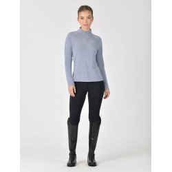 Damen-Langarm-Performance-Top aus Bambus von WeatherBeeta Blaustein Damen-Langarm-Performance-Top aus Bambus von WeatherBeeta Blaustein