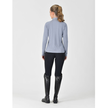 Damen-Langarm-Performance-Top aus Bambus von WeatherBeeta Blaustein Damen-Langarm-Performance-Top aus Bambus von WeatherBeeta Blaustein