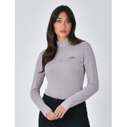 Damen-Langarm-Performance-Top aus Bambus von WeatherBeeta Braunierter Flieder Lila