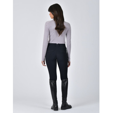 Damen-Langarm-Performance-Top aus Bambus von WeatherBeeta Braunierter Flieder Lila