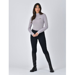 Damen-Langarm-Performance-Top aus Bambus von WeatherBeeta Braunierter Flieder Lila