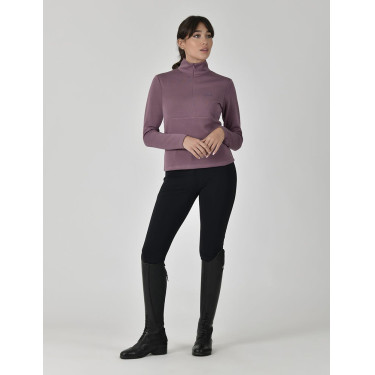 Weatherbeeta Damen-Langarmshirt 1/2-Zip Kupfer Malvenwein Weatherbeeta Damen-Langarmshirt 1/2-Zip Kupfer Malvenwein