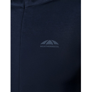 Weatherbeeta Damen-Langarmshirt 1/2-Zip Kupfer Marine Marineblau