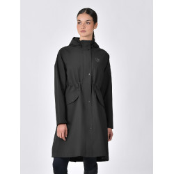 Langer wasserdichter Mantel Dublin Schwarz Langer wasserdichter Mantel Dublin Schwarz