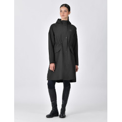 Langer wasserdichter Mantel Dublin Schwarz Langer wasserdichter Mantel Dublin Schwarz