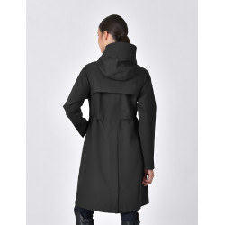 Langer wasserdichter Mantel Dublin Schwarz Langer wasserdichter Mantel Dublin Schwarz