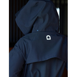 Langer wasserdichter Mantel Dublin Schwarz Langer wasserdichter Mantel Dublin Schwarz