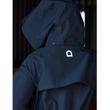 Langer wasserdichter Mantel Dublin Schwarz Langer wasserdichter Mantel Dublin Schwarz