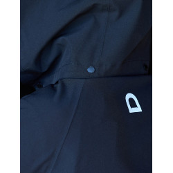 Langer wasserdichter Mantel Dublin Schwarz Langer wasserdichter Mantel Dublin Schwarz