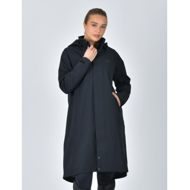 Langer wasserdichter WeatherBeeta-Mantel Schwarz Langer wasserdichter WeatherBeeta-Mantel Schwarz