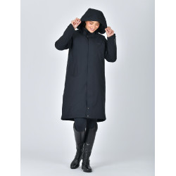 Langer wasserdichter WeatherBeeta-Mantel Schwarz Langer wasserdichter WeatherBeeta-Mantel Schwarz