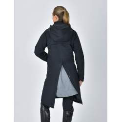 Langer wasserdichter WeatherBeeta-Mantel Schwarz Langer wasserdichter WeatherBeeta-Mantel Schwarz