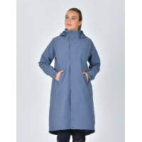 Langer wasserdichter WeatherBeeta-Mantel Schieferblau Langer wasserdichter WeatherBeeta-Mantel Schieferblau