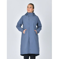 Langer wasserdichter WeatherBeeta-Mantel Schieferblau