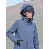Langer wasserdichter WeatherBeeta-Mantel Schieferblau Langer wasserdichter WeatherBeeta-Mantel Schieferblau