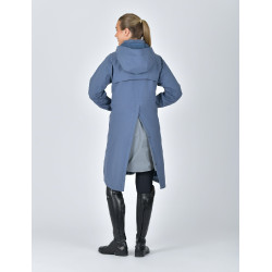 Langer wasserdichter WeatherBeeta-Mantel Schieferblau