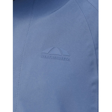 Langer wasserdichter WeatherBeeta-Mantel Schieferblau