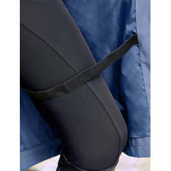 Langer wasserdichter WeatherBeeta-Mantel Schieferblau