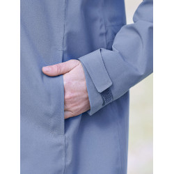 Langer wasserdichter WeatherBeeta-Mantel Schieferblau