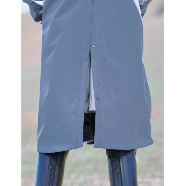 Langer wasserdichter WeatherBeeta-Mantel Schieferblau
