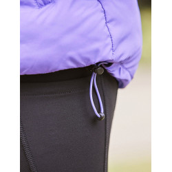 Kinder-Fleece-Steppmantel Dublin Polly Everyday Paisley Violett