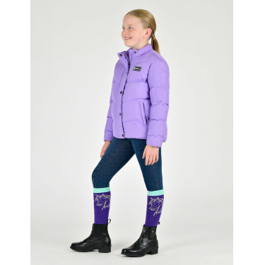Kinder-Fleece-Steppmantel Dublin Polly Everyday Paisley Violett Kinder-Fleece-Steppmantel Dublin Polly Everyday Paisley Violett
