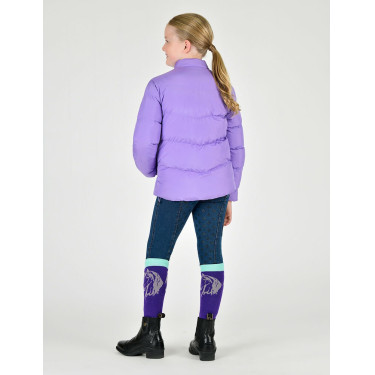 Kinder-Fleece-Steppmantel Dublin Polly Everyday Paisley Violett Kinder-Fleece-Steppmantel Dublin Polly Everyday Paisley Violett