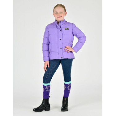 Kinder-Fleece-Steppmantel Dublin Polly Everyday Paisley Violett Kinder-Fleece-Steppmantel Dublin Polly Everyday Paisley Violett