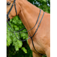 Martingal Collegiate ComFiTec Opulux mit Rollenscheibe Schwarz Martingal Collegiate ComFiTec Opulux mit Rollenscheibe Schwarz