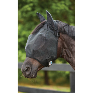 Weatherbeeta Deluxe Fliegenmaske mit Ohrenschutz Schwarz Weatherbeeta Deluxe Fliegenmaske mit Ohrenschutz Schwarz