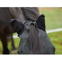 WeatherBeeta Deluxe Fliegenschutzmaske mit Ohr- und Nasenschutz Schwarz WeatherBeeta Deluxe Fliegenschutzmaske mit Ohr- und Nasenschutz Schwarz