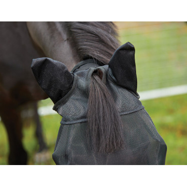 WeatherBeeta Deluxe Fliegenschutzmaske mit Ohr- und Nasenschutz Schwarz WeatherBeeta Deluxe Fliegenschutzmaske mit Ohr- und Nasenschutz Schwarz