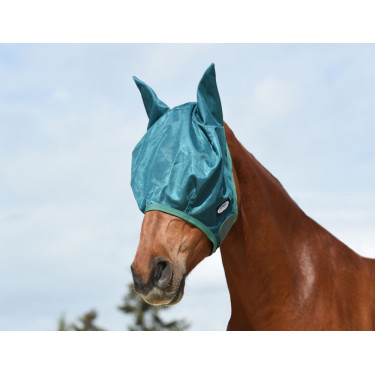 Weatherbeeta Green-Tec Airflow Mesh Fliegenmaske Blau Libelle / Flaschengrün Weatherbeeta Green-Tec Airflow Mesh Fliegenmaske Blau Libelle / Flaschengrün