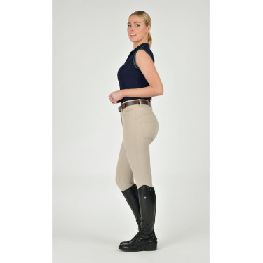 Dublin Cammy Comfort Twill Damenreithose Keks Dublin Cammy Comfort Twill Damenreithose Keks