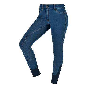 Kinderreithose Dublin Shona Denim Vollbesatz Hellblauer Denim Marineblau Kinderreithose Dublin Shona Denim Vollbesatz Hellblauer Denim Marineblau