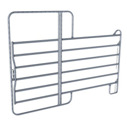 Vorverzinktes Weidepanel mit Tür Kerbl